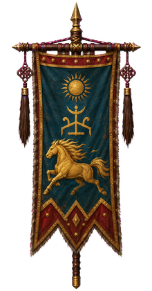 Mongol banner